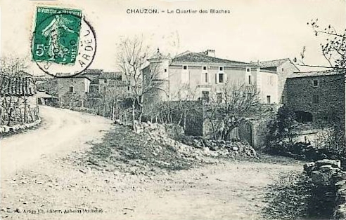 Chauzon Ardèche quatier des Blaches