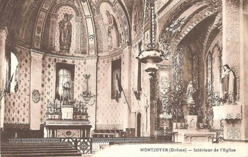 Montjoyer - Intérieur de l'Eglise
